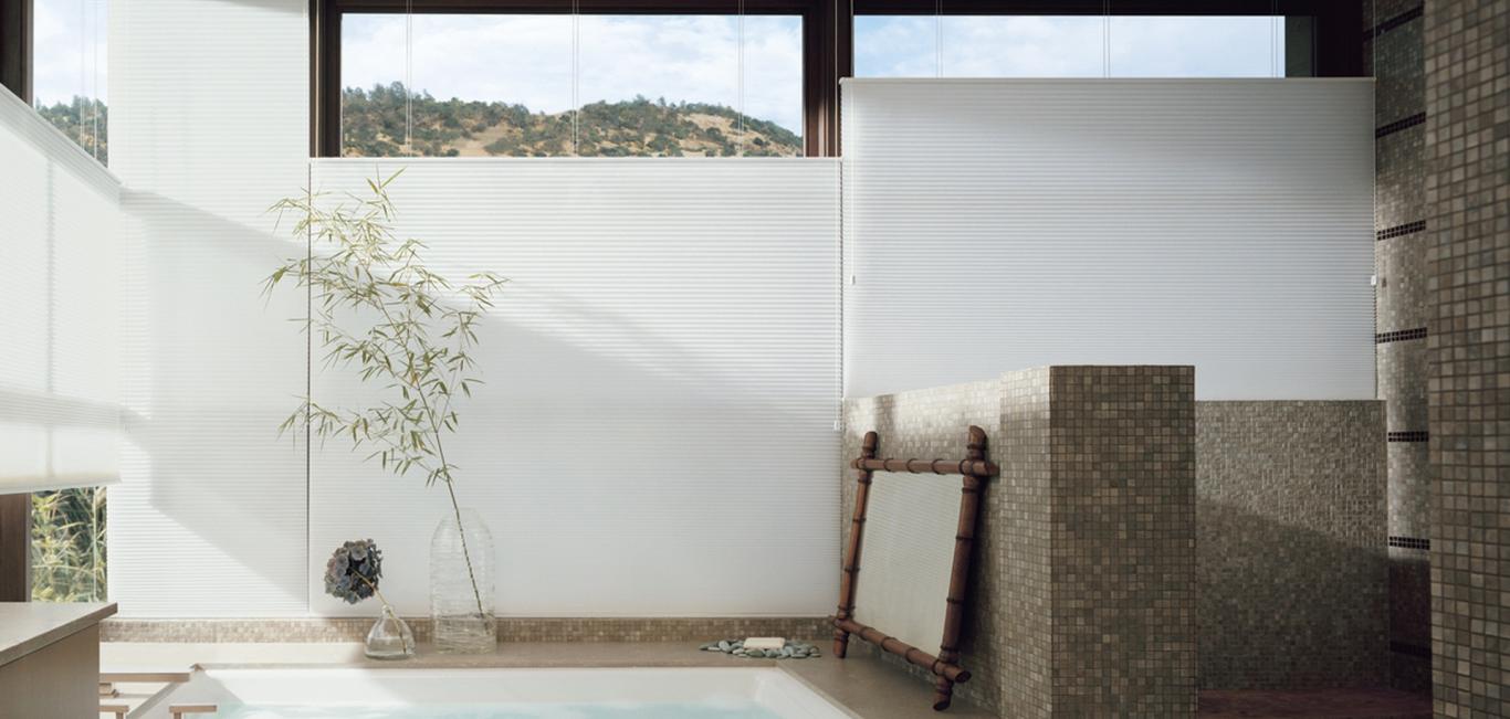 La Cortina Duette es ideal para crear ambientes agradables